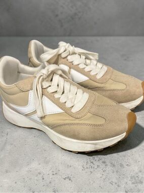 Steve Madden Taupe Suede Slip-On Sneaker